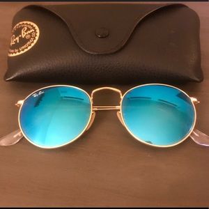 Blue Ray-Ban Rounds